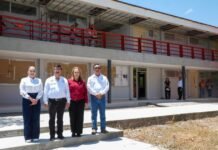 Rector de la UAT supervisa obras de remodelación de nueva sede de la FADU