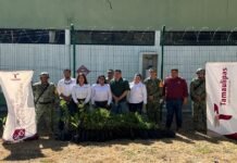 Entrega 200 árboles Gobierno del Estado al 77/o Batallón de Infantería
